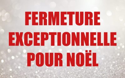 Fermeture des activités